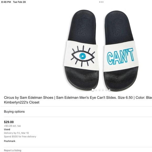 HOST PICK ‘Circus by Sam Edelman’ Unisex Casual Slides - Picture 7 of 7